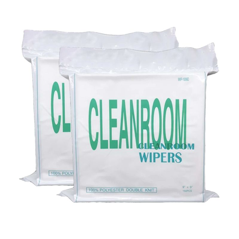 LN-1601004DLE Professional Cleanroom 100% Polyester Wiper Laser Edge Cutting Wipes For Phone Screen