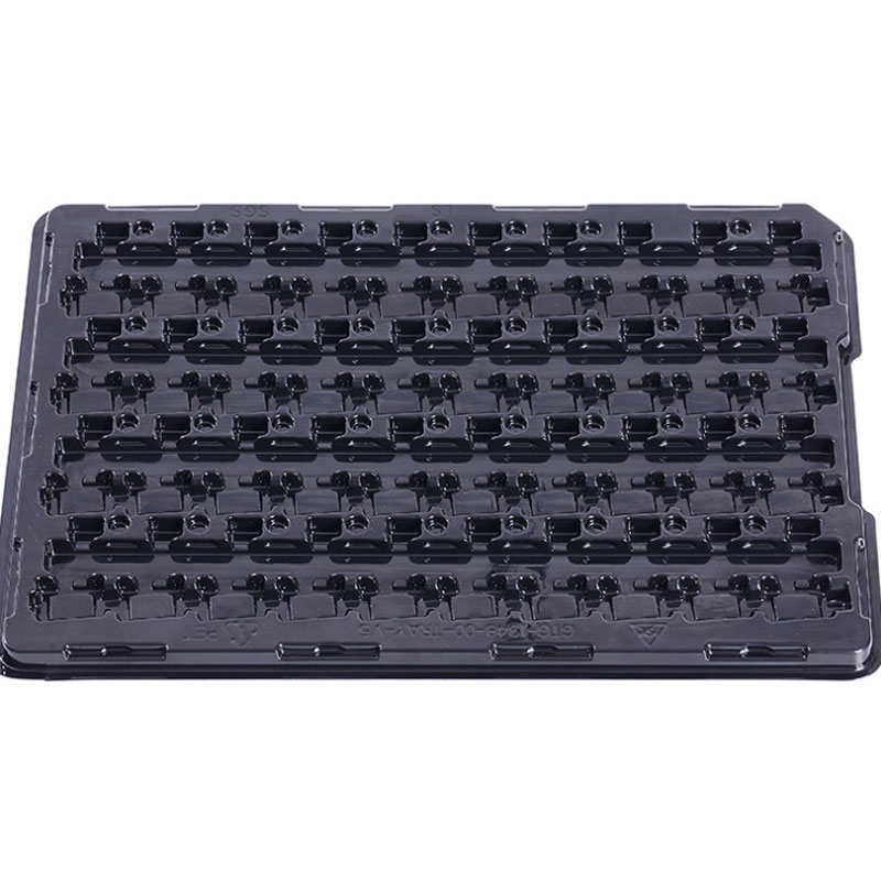 ESD anti-static PCB storage black blister tray